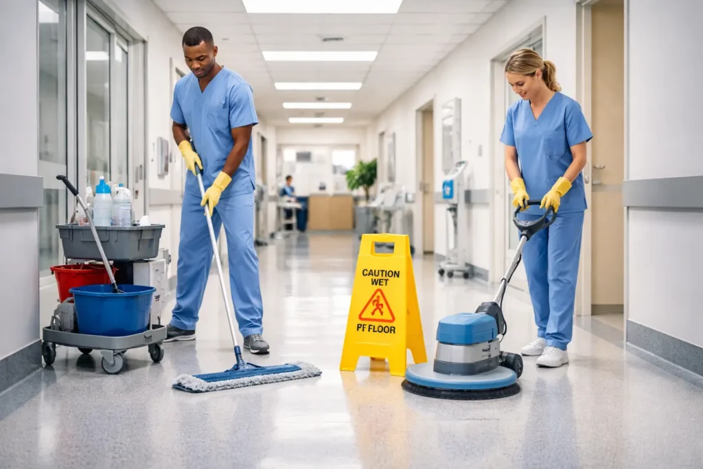 Floor Cleaners in Hospital