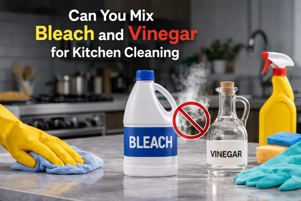 Can You Mix Bleach and Vinegar for Kitchen Cleaning Dubai