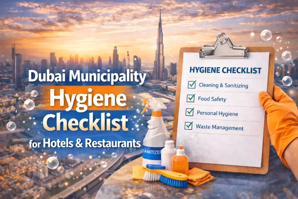 Dubai Municipality Hygiene Checklist for Hotels & Restaurants