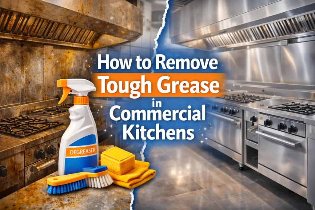 How to Remove Tough Grease in Commercial Kitchens