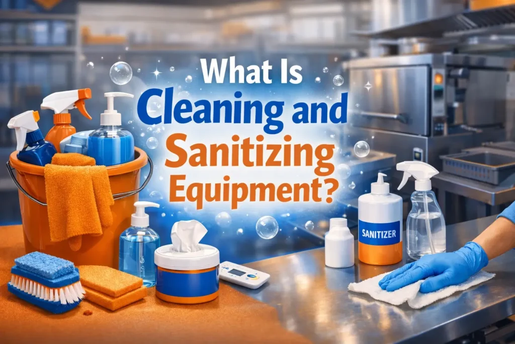 What Is Cleaning and Sanitizing Equipment