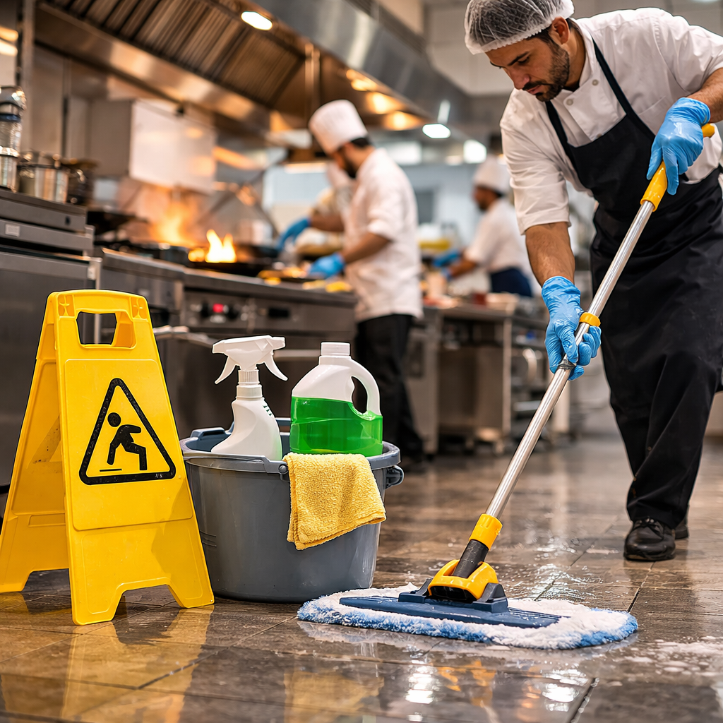 What Is the Safest Floor Cleaner for Dubai Restaurant Kitchens