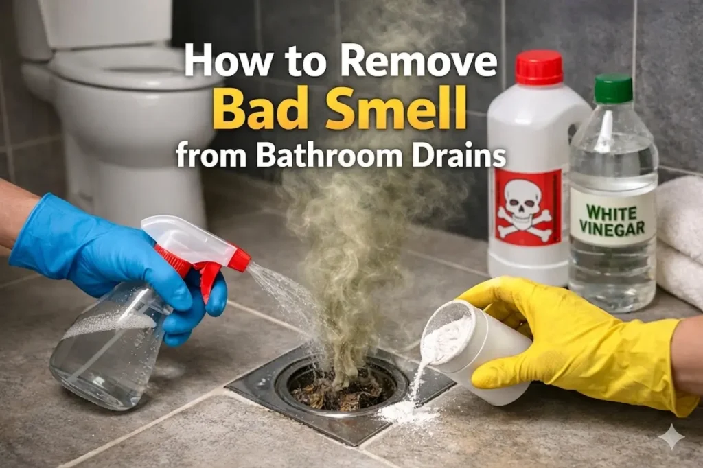 How to Remove Bad Smell from Bathroom Drains Dubai